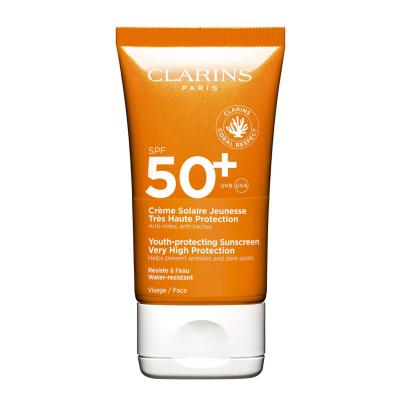 Cr&egrave;me Solaire Jeunesse Tr&egrave;s Haute Protection Visage SPF50+ - CLARINS