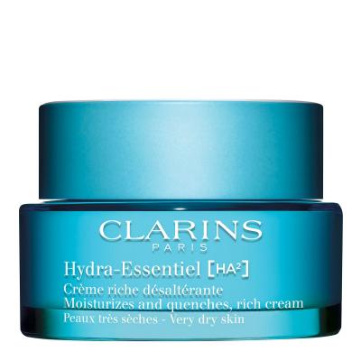 Clarins hydra essentiel cr&egrave;me riche d&eacute;salt&eacute;rante peaux s&egrave;ches 50ml