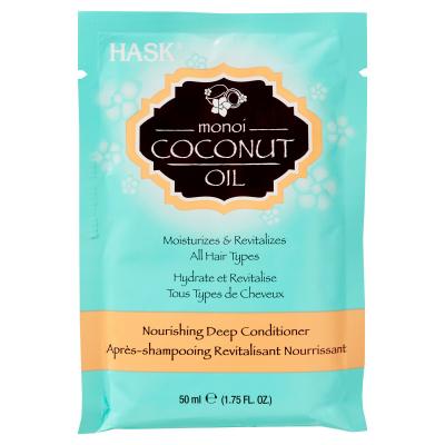 Hask - Apr&egrave;s-shampoing nourrissant &agrave; l'huile de noix de coco 50ml