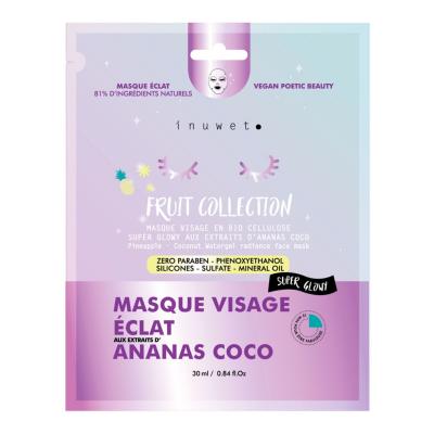 Inuwet MASQUE VISAGE HYDRATANT Masque Eclat Ananas Coco