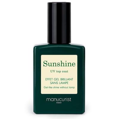 Manucurist - Top Coat Sunshine Effet Gel Brillant Sans Lampe 15ml - Naturel - 15 ml