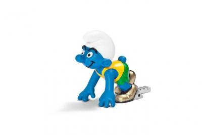 Schleich The Sprinter Smurf Figure Multicolore