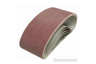 Silverline 901495 5 bandes abrasives 75 x 457 mm Grain 120