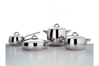 A di alessi mami marmite en miniature en acier inoxydable 18-10 - 27 cm SG100/24