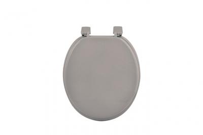 Abattant wc mdf uni charnieres plastique theme vitamine Taupe