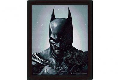 Pyramid Batman Arkham Origins Cadre 3D LENTICULAIRE Batman/Joker /2