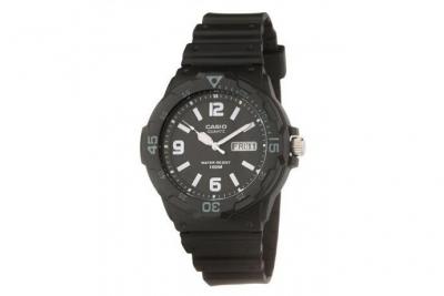 Casio Hommes Analogique Quartz Montre avec Bracelet en R&eacute;sine MRW-200H-1B2VEF