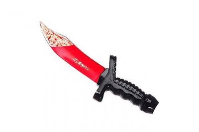 ATOSA 25821 Couteau Halloween Unisexe Adulte Noir/Rouge