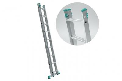ALVE Echelle transformable 2 plans coulissante extensible 9 marches