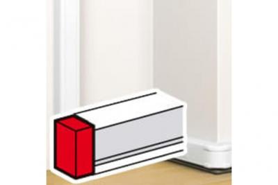 LEGRAND embout pour goulotte legrand dlp &agrave; clippage direct mosaic 50x80mm blanc