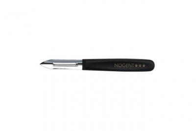 Eplucheur 2 tranchants manche noir - Nogent - Noir - Inox