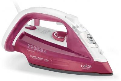 Fer &agrave; repasser vapeur de 0,30L 2400W framboise blanc Tefal