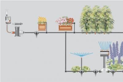 Gardena Jonction Micro-Drip-System Noir 35 x 20 x 19 cm 08381-20