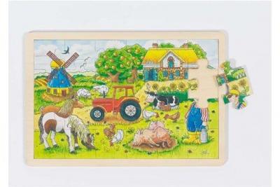 Goki Bois Puzzle: Miller Ferme 24 pi&egrave;ces