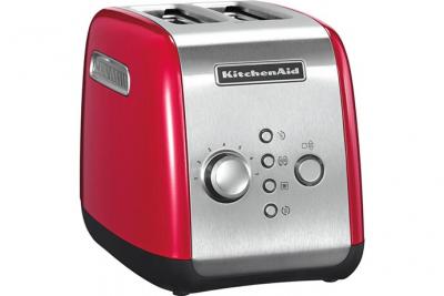 Grille Pain Avec 2 Fentes 1100w Rouge Empire Argent