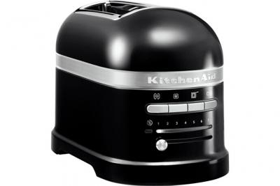Grille Pain Avec 2 Fentes 1250w Noir Onyx Argent
