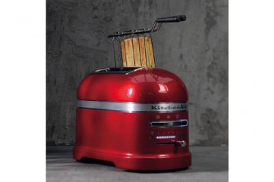 Grille Pain Avec 2 Fentes 1250w Rouge Empire Argent