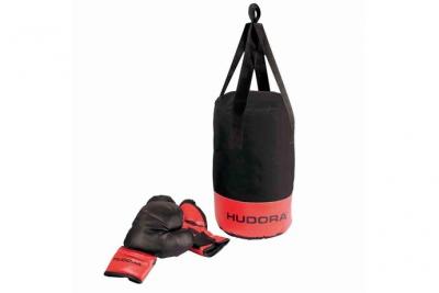 Hudora - Set de boxe avec gants et sac de frappe - 4 kg