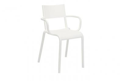 Kartell Generic A, Chaise, Blanc, Set de 2