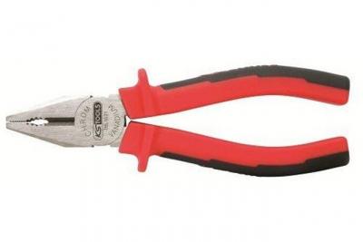 KS Tools 115.1021 Pince universelle, &agrave; poign&eacute;es bi-composants L.180 mm