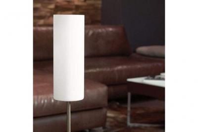 Lampe de table en m&eacute;tal et verre d&eacute;poli 220-240 v IP20 Blanc - Vetro