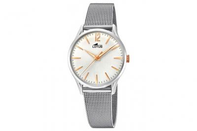 Montre Lotus femme acier bracelet maille milanaise 18408/1