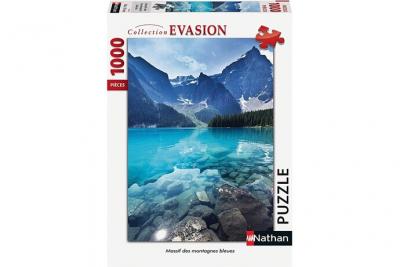Puzzle 1000 pi&egrave;ces Nathan Massif des montagnes bleues 