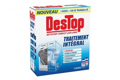 Nettoyant complet lave-linge - traitement int&eacute;gral - 500 ml - destop