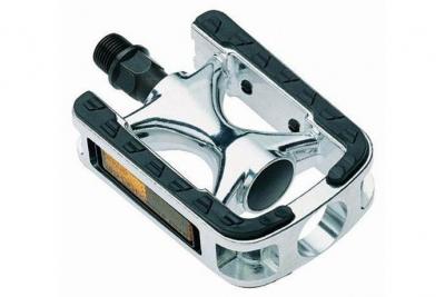 P&eacute;dale de v&eacute;lo City-/Komfort-Pedale 1692294 argent, noir 1 set