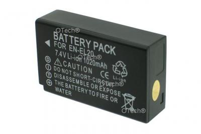 Batterie pour NIKON EN-EL20 - Garantie 1 an