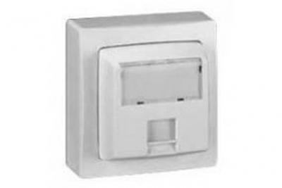 Prise RJ45 ASL cat&eacute;gorie5e FTP saillie blanc - 086061