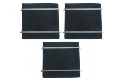 Brandt - Lot de 3 filtres charbon (74X0998) Hotte de dietrich sauter