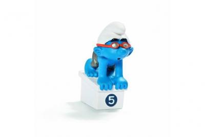 Schleich Swimmer Smurf Figure 