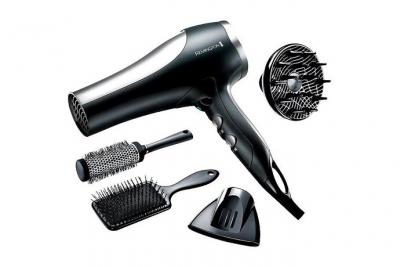 S&egrave;che cheveux ionique c&eacute;ramique 2100w noir gris