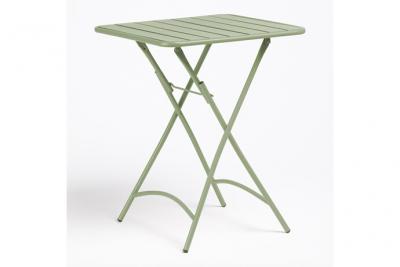 Table De Jardin Pliante En Acier (60x60 Cm) Janti Iceberg