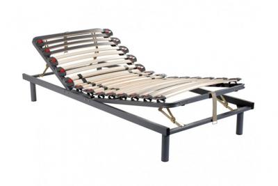 Sommier de relaxation lattes 3 plans de couchage - 80 x 200 cm - RUOTI de YSMEE