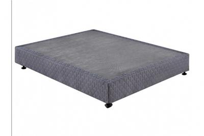 Sommier tapissier 140 x 190 cm - Gris anthracite - UNIVERSEL de