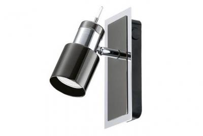 Spot led davida 1 nickel-nero, GU10 max. 1X5W - Eglo