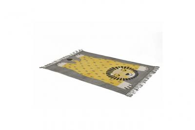 Tapis enfants multicouleur rectangulaire, l.110 x L.170 cm coton Baba