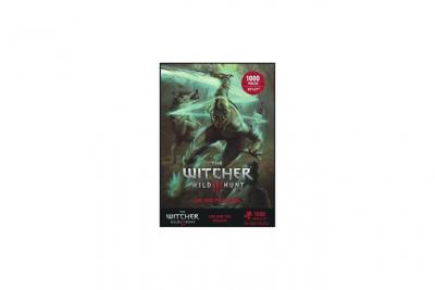 Dark Horse Of Ciri And The Wolves 1000 Pieces The Witcher Puzzle Vert