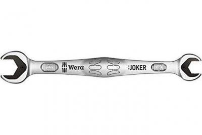 Wera Cl&eacute;s double fourche Joker 10x13, Cl&eacute; plate
