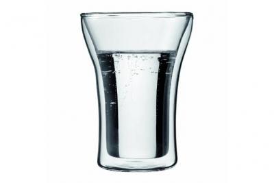 Bodum ASSAM Set 2 verres, double paroi, 0.25 l Transparent