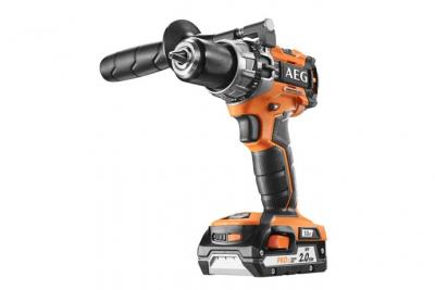 Perceuse &agrave; percussion compacte Brushless 18V Li-Ion 2.0 Ah 60 Nm 2 vitesses - AEG BSB18C2BL LI-202C