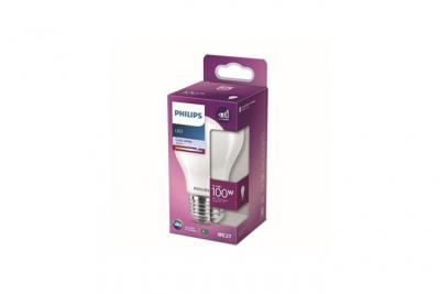 Ampoule LED E27 A60 1521lm 10.5W IP20 blanc froid Philips