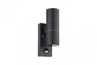 Eglo applique led &agrave; capteur d'ext&eacute;rieur riga 5 2x3 w anthracite 425183