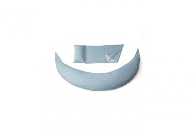 Baby coussin de grossesse et d'allaitement dreamwizard multifonctionnel gris/motifs