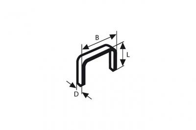 Bosch Accessories 2609200200 Agrafes 6 / 10 mm 1000 pi&egrave;ces Type 51