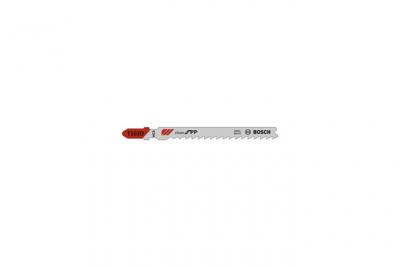 Lames de scies sauteuses HCS pour PP et PE T102D, carte de 5 lames