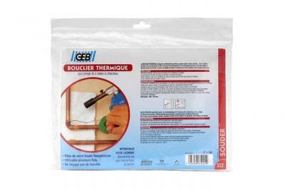 Bouclier thermique - souple - 20x27 cm