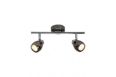 Brilliant Milano G21713/76 Spot de plafond LED GU10 6 W chrome, noir